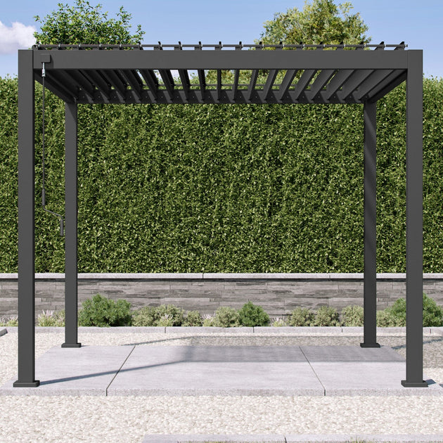 MIRADOR 111S 10'x10' CHERRY OAK PERGOLA