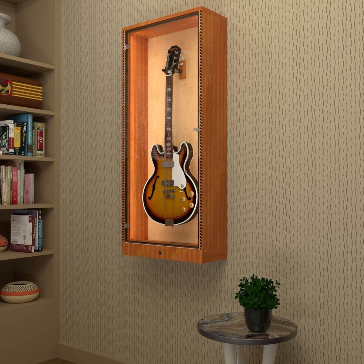 The ShowCase Deluxe Guitar Display Case