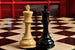 Signature Contemporary II Chess Board - African Palisander/ Curly Maple - 2.5" Squares