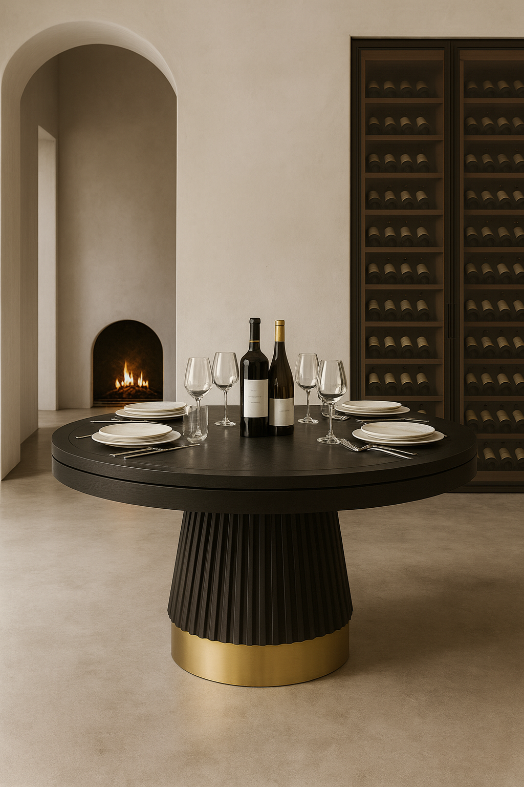 48" Poker Table - Black Play Lifestyle2