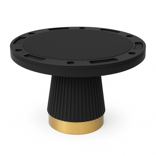 48" Poker Table - Matte Black Play
