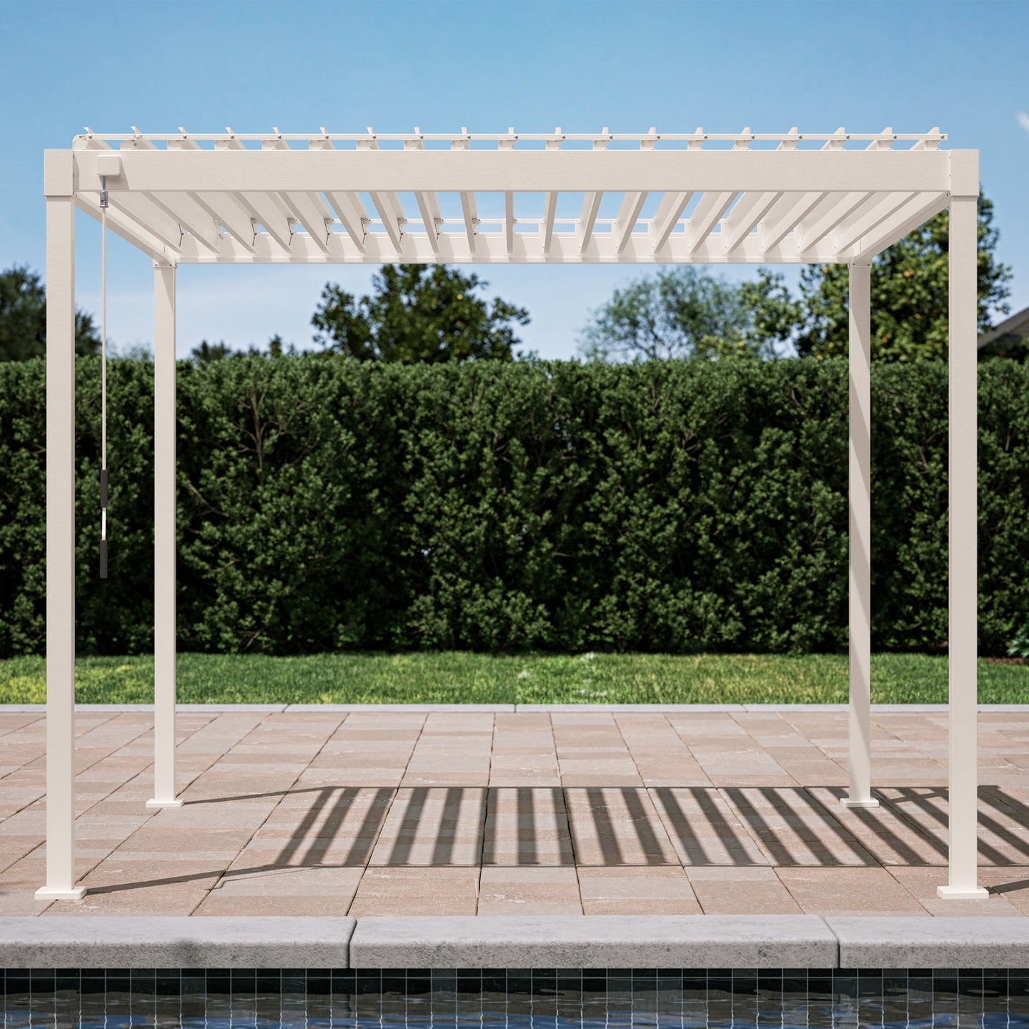 MIRADOR 80S 10'x10' CHARCOAL PERGOLA