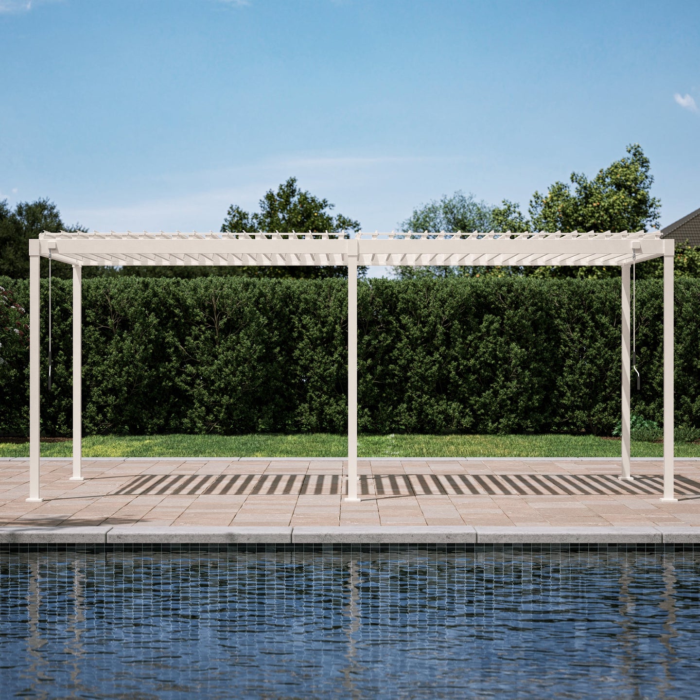 MIRADOR 80S 10'x20' CHARCOAL PERGOLA