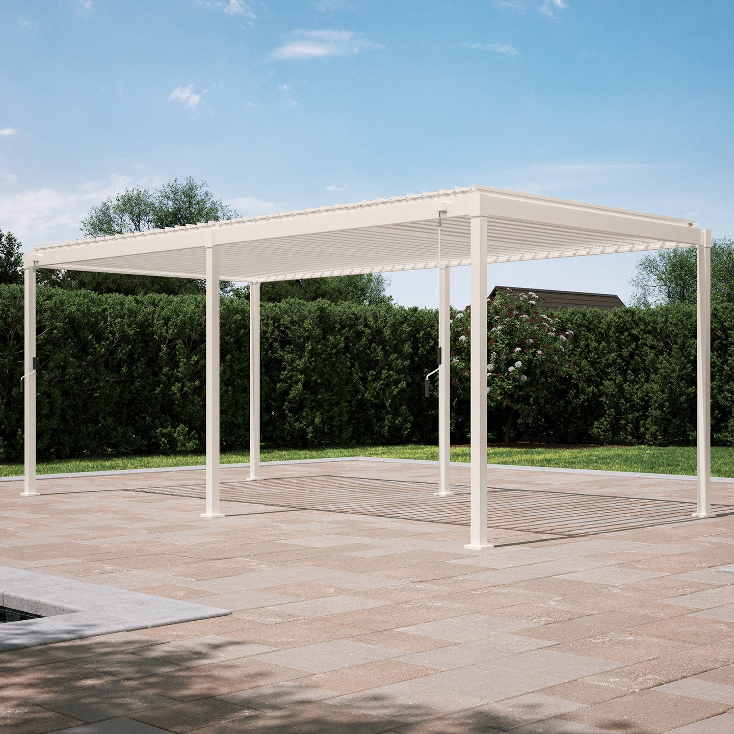 MIRADOR 80S 10'x20' CHARCOAL PERGOLA