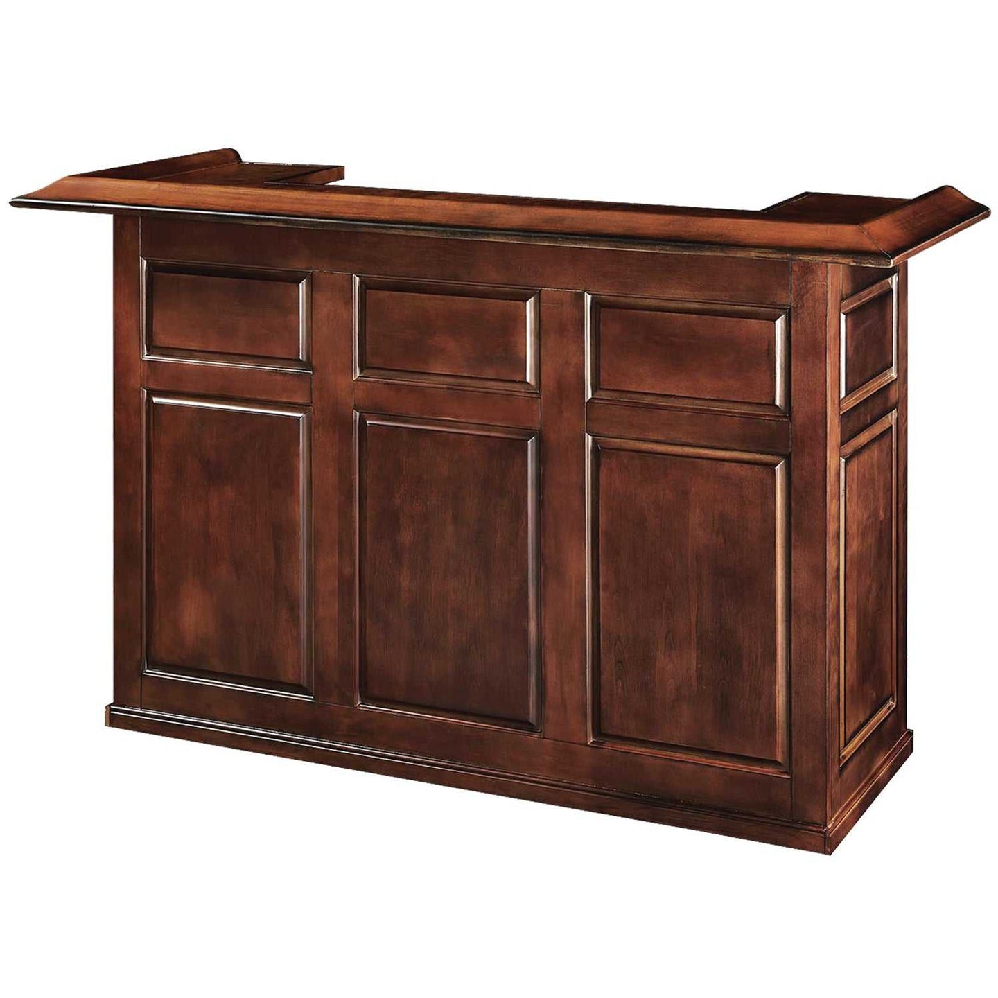 72" English Pub Style Dry Bar Bar