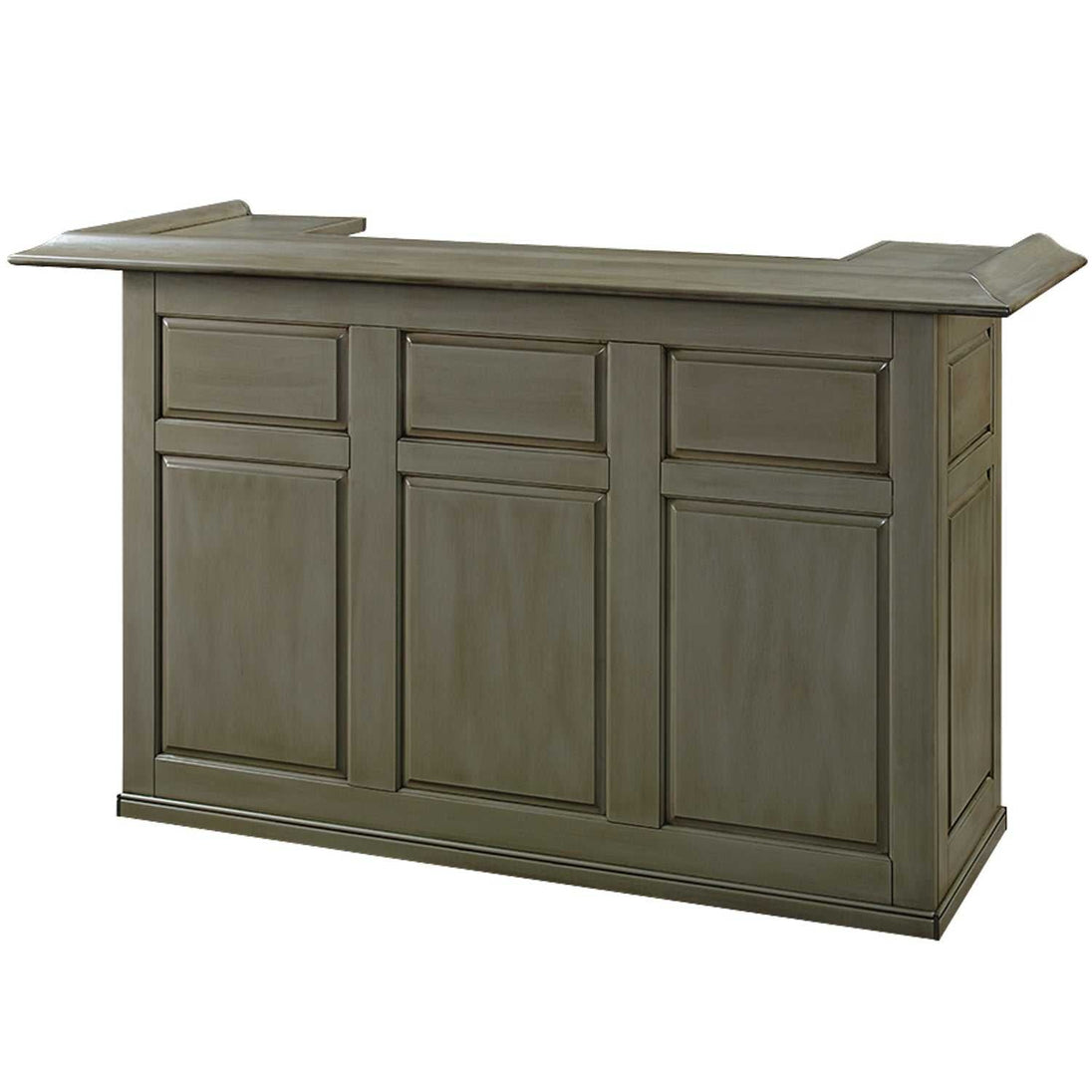 72" English Pub Style Dry Bar Bar
