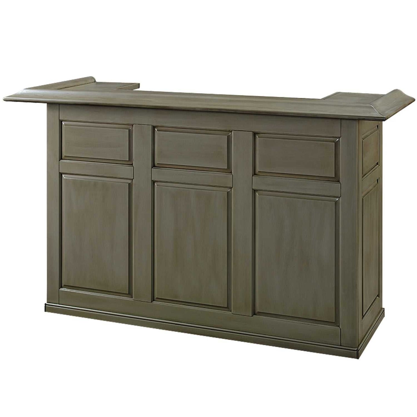 72" English Pub Style Dry Bar Bar