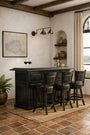 72" English Pub Style Dry Bar Bar