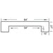 84" English Pub Style Dry Bar Bar