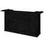 84" English Pub Style Dry Bar Bar