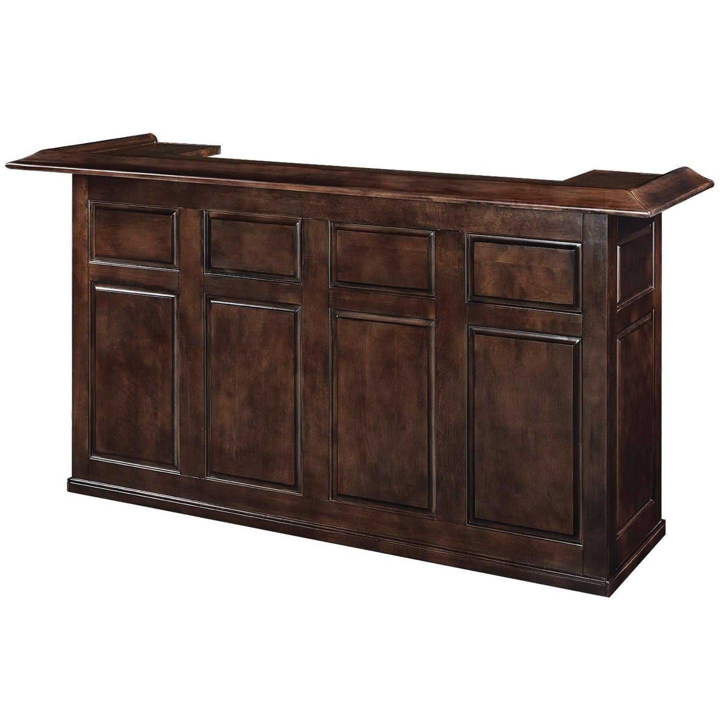 84" English Pub Style Dry Bar Bar