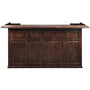 84" English Pub Style Dry Bar Bar