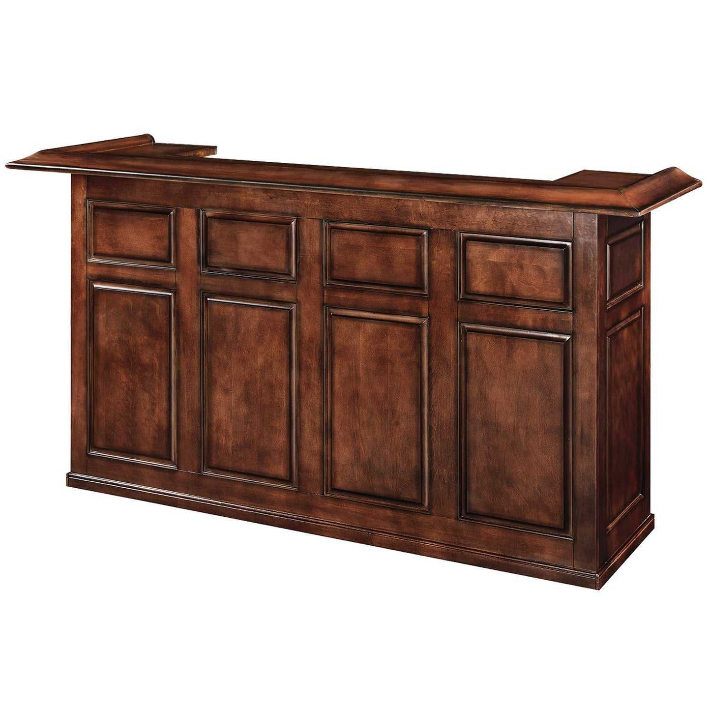 84" English Pub Style Dry Bar Bar