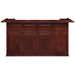 84" English Pub Style Dry Bar Bar
