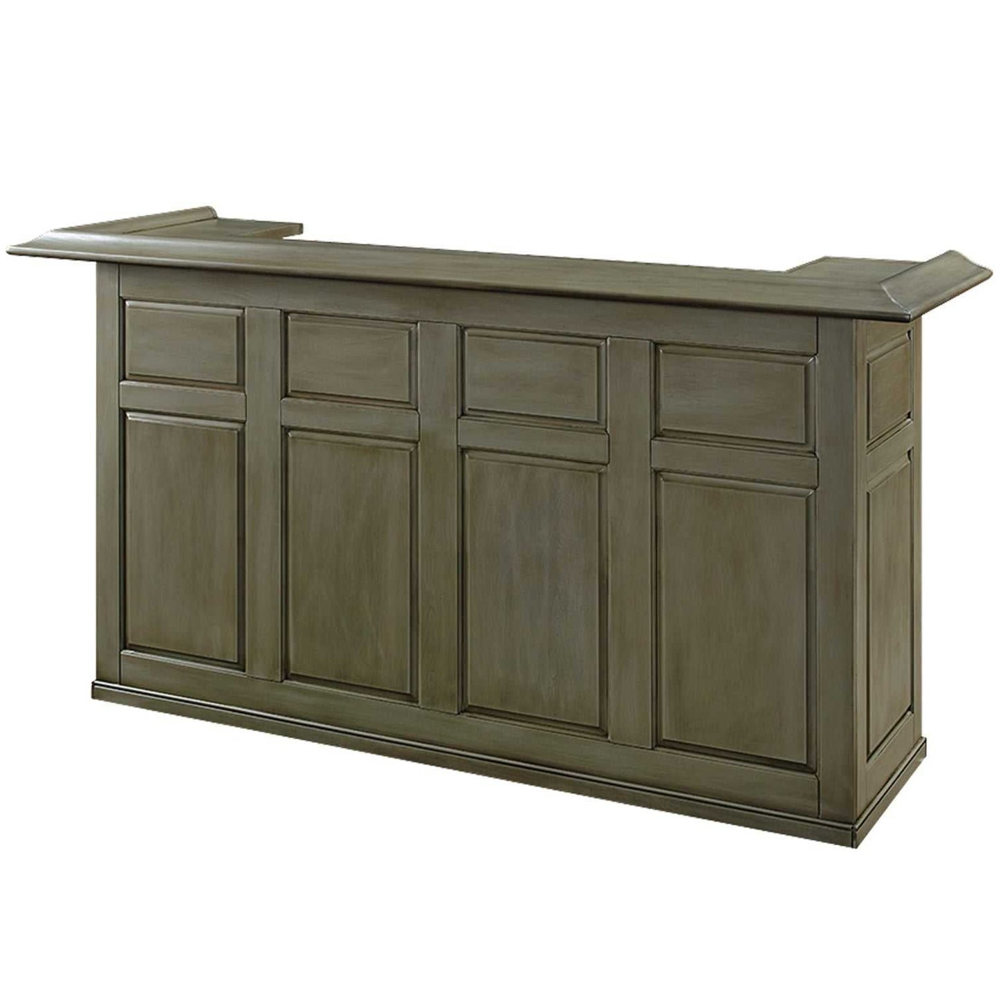 84" English Pub Style Dry Bar Bar