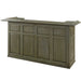 84" English Pub Style Dry Bar Bar