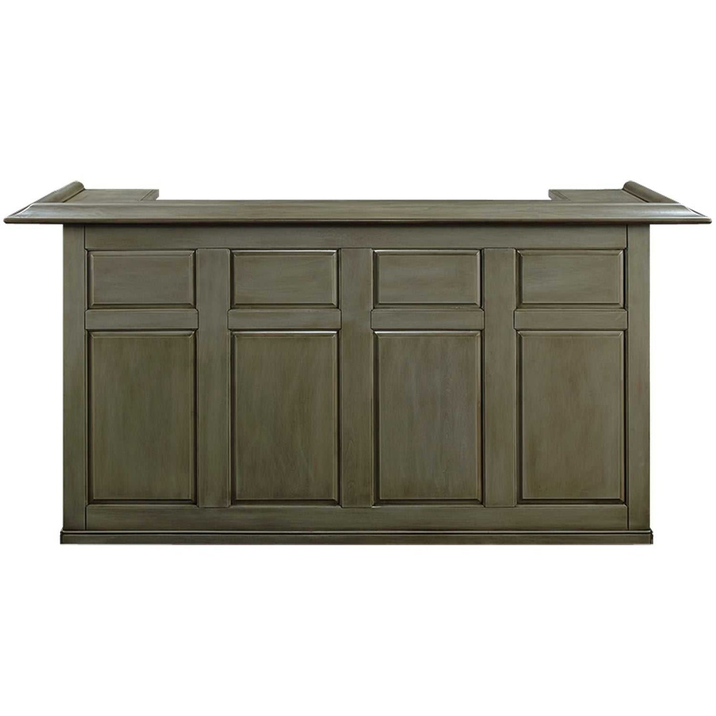 84" English Pub Style Dry Bar Bar