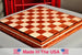 Signature Contemporary II Chess Board - Bubinga/ Curly Maple - 2.5" Squares