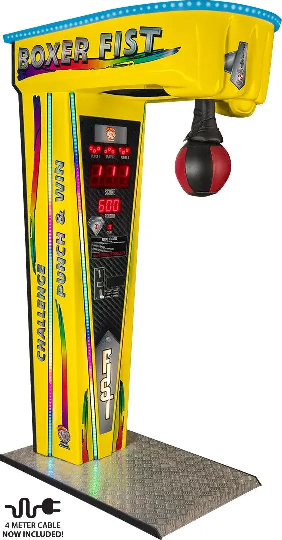 Arcade punch machine strength tester game