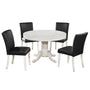 48" 3-in-1 Round Poker Table – Dining, Gaming & Storage in One Game Table