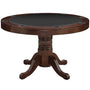 48" 3-in-1 Round Poker Table – Dining, Gaming & Storage in One Game Table