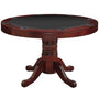 48" 3-in-1 Round Poker Table – Dining, Gaming & Storage in One Game Table