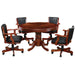 48" 3-in-1 Round Poker Table – Dining, Gaming & Storage in One Game Table