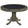 48" 3-in-1 Round Poker Table – Dining, Gaming & Storage in One Game Table