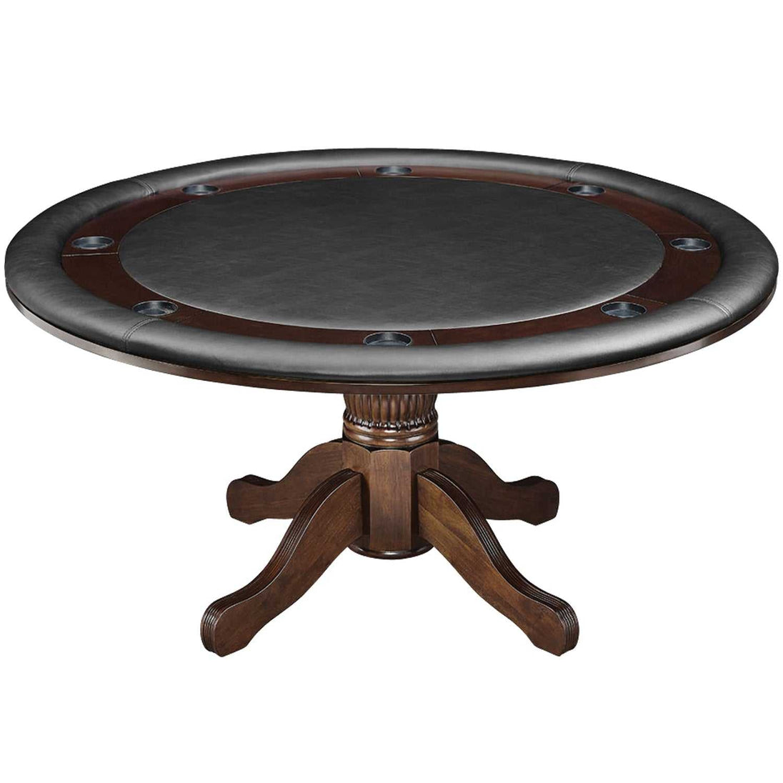 60" Premium Poker & Dining Table – Convertible Casino Table for Home game table