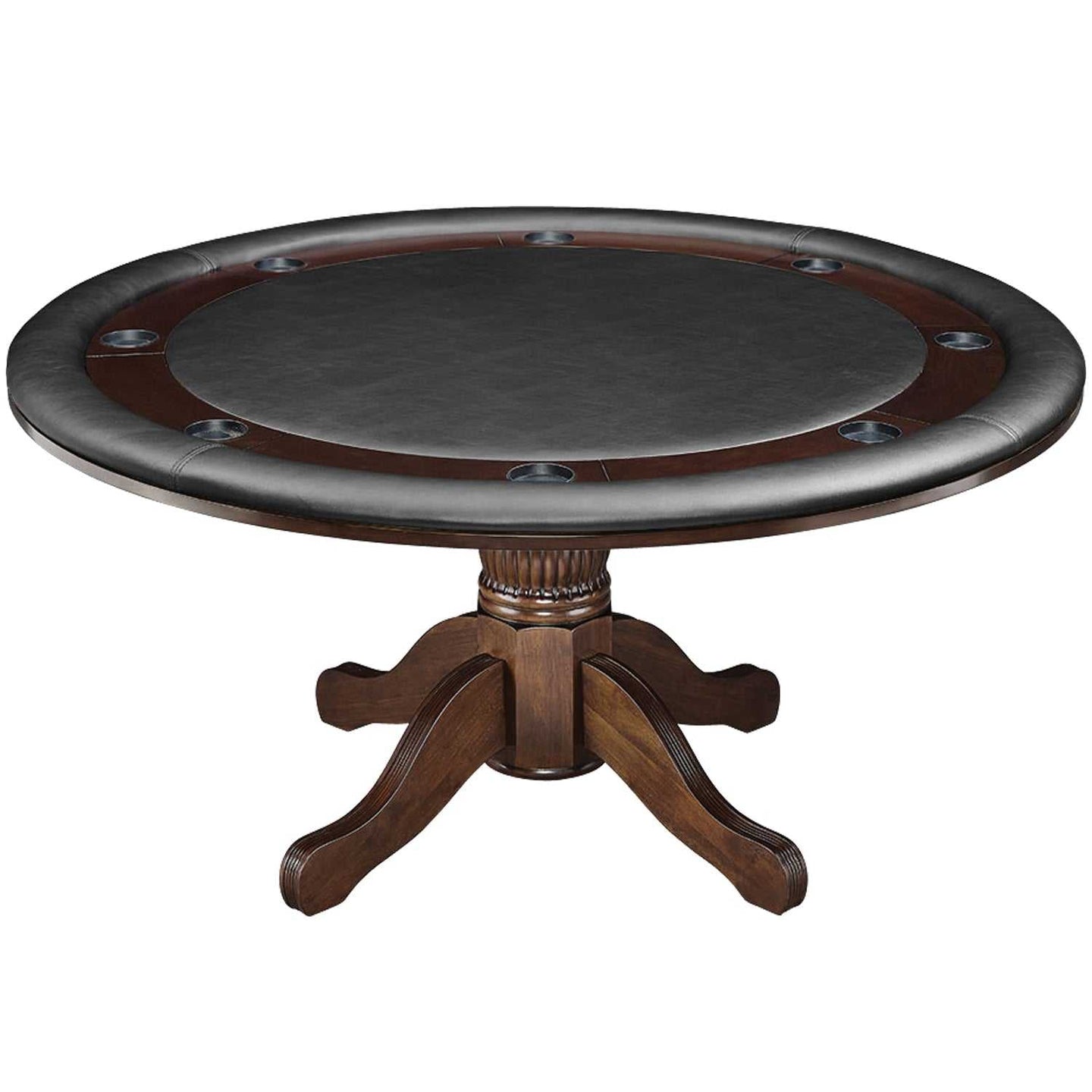 60" Premium Poker & Dining Table – Convertible Casino Table for Home game table