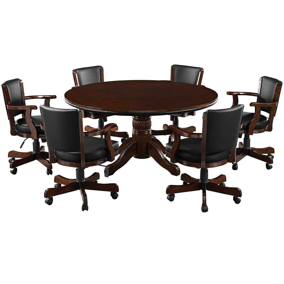 60" Premium Poker & Dining Table – Convertible Casino Table for Home game table