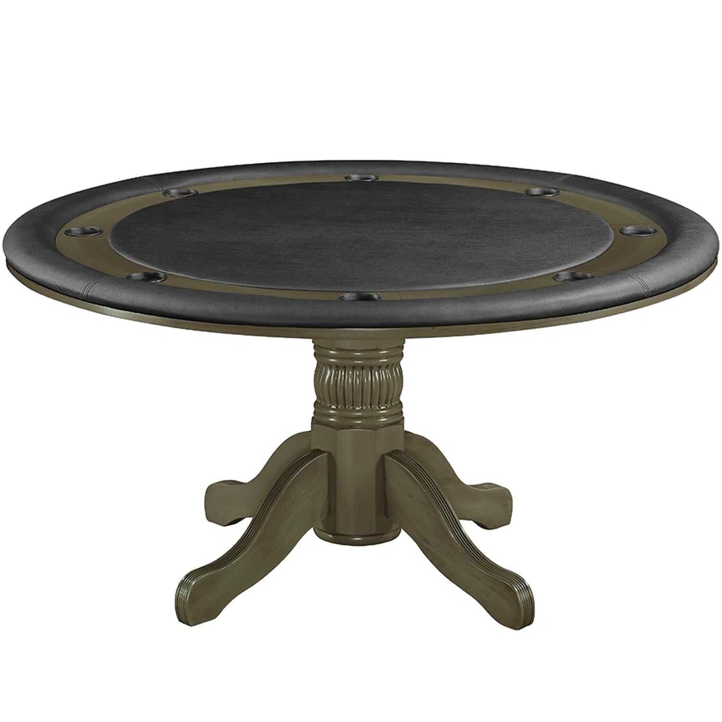 60" Premium Poker & Dining Table – Convertible Casino Table for Home game table