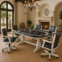 80" Texas Hold’em Poker Table (84" with Optional Dining Top) game table
