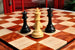 Signature Contemporary II Chess Board - Bubinga/ Curly Maple - 2.5" Squares