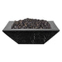 OC Outdoorscapes 26" x 26" Square Black Marble Fire Bowl - Natural Gas