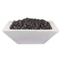 OC Outdoorscapes 26" x 26" Square Classic White Fire Bowl - Natural Gas