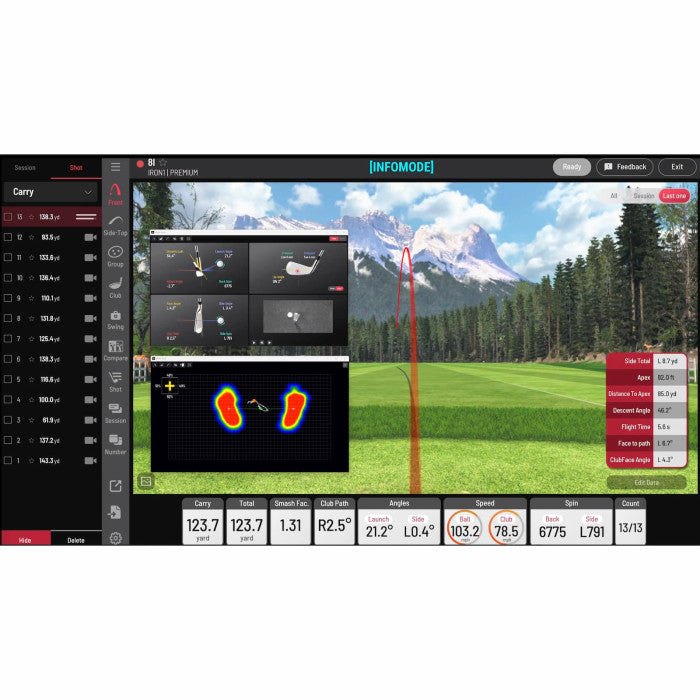 Performance Optix Package (Swing Optix Cameras + Balance Optix Mat)