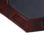 Kingston 48-in Poker Table Combo Set (Table Only) - Walnut Finish