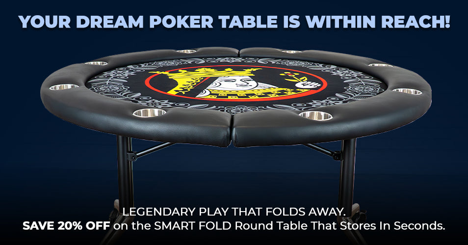 BBO Smart Fold Round poker table