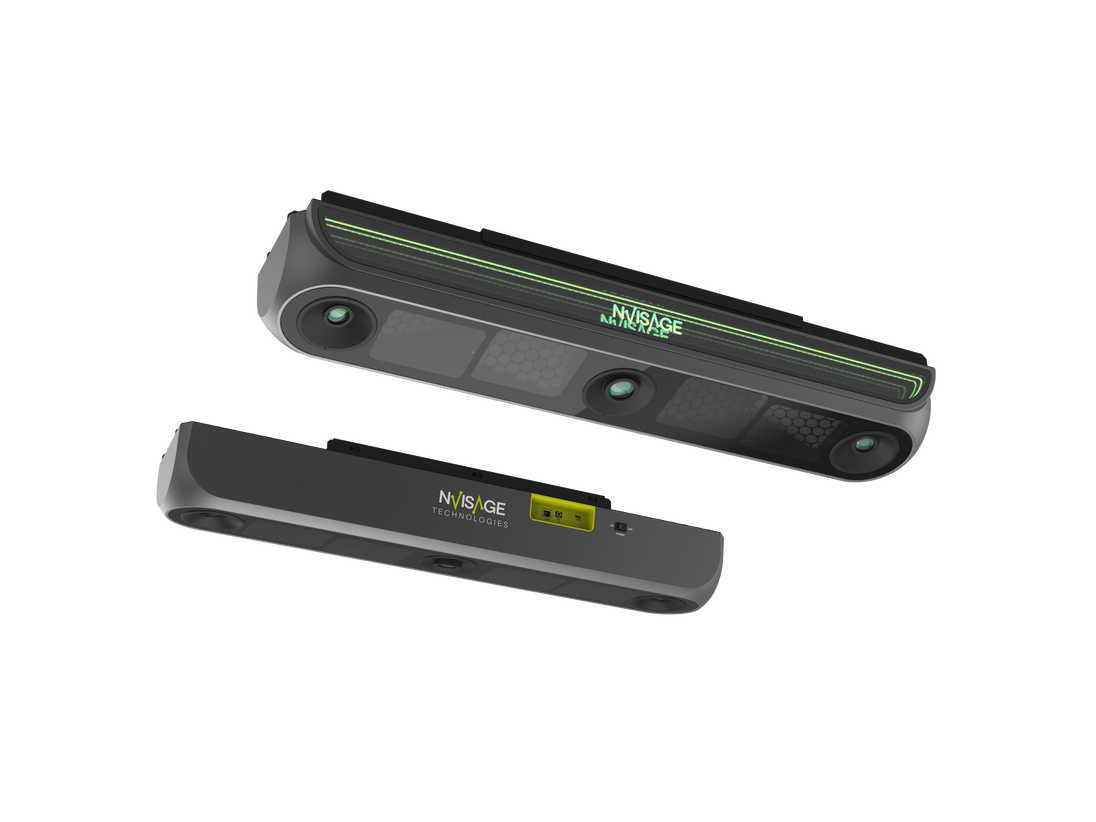 NVISAGE N2 overhead golf launch monitor with accessories