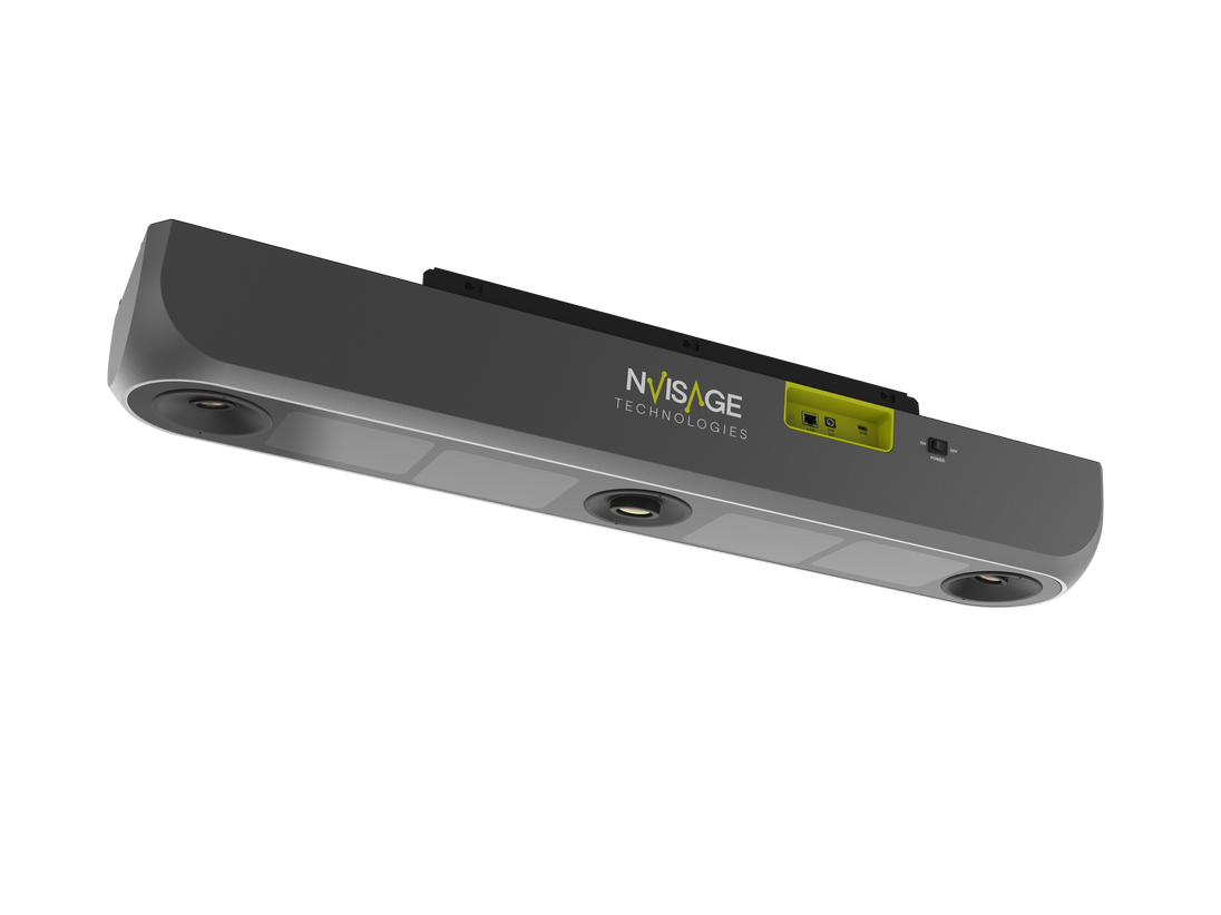 NVISAGE N2 launch monitor, rear perspective