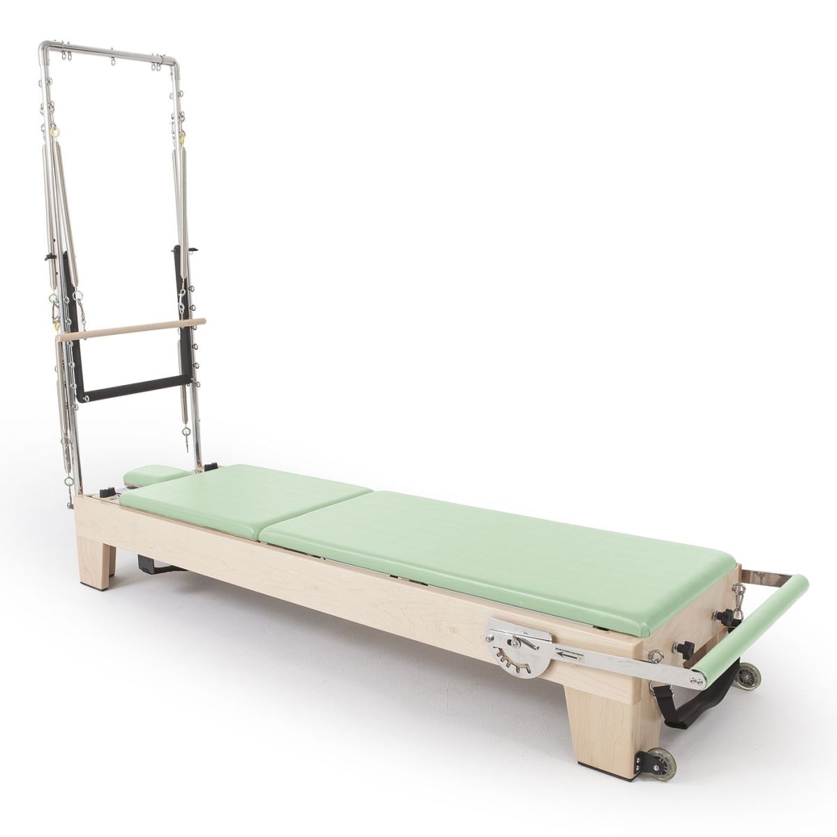 Elite Wooden Reformer with Tower in Green