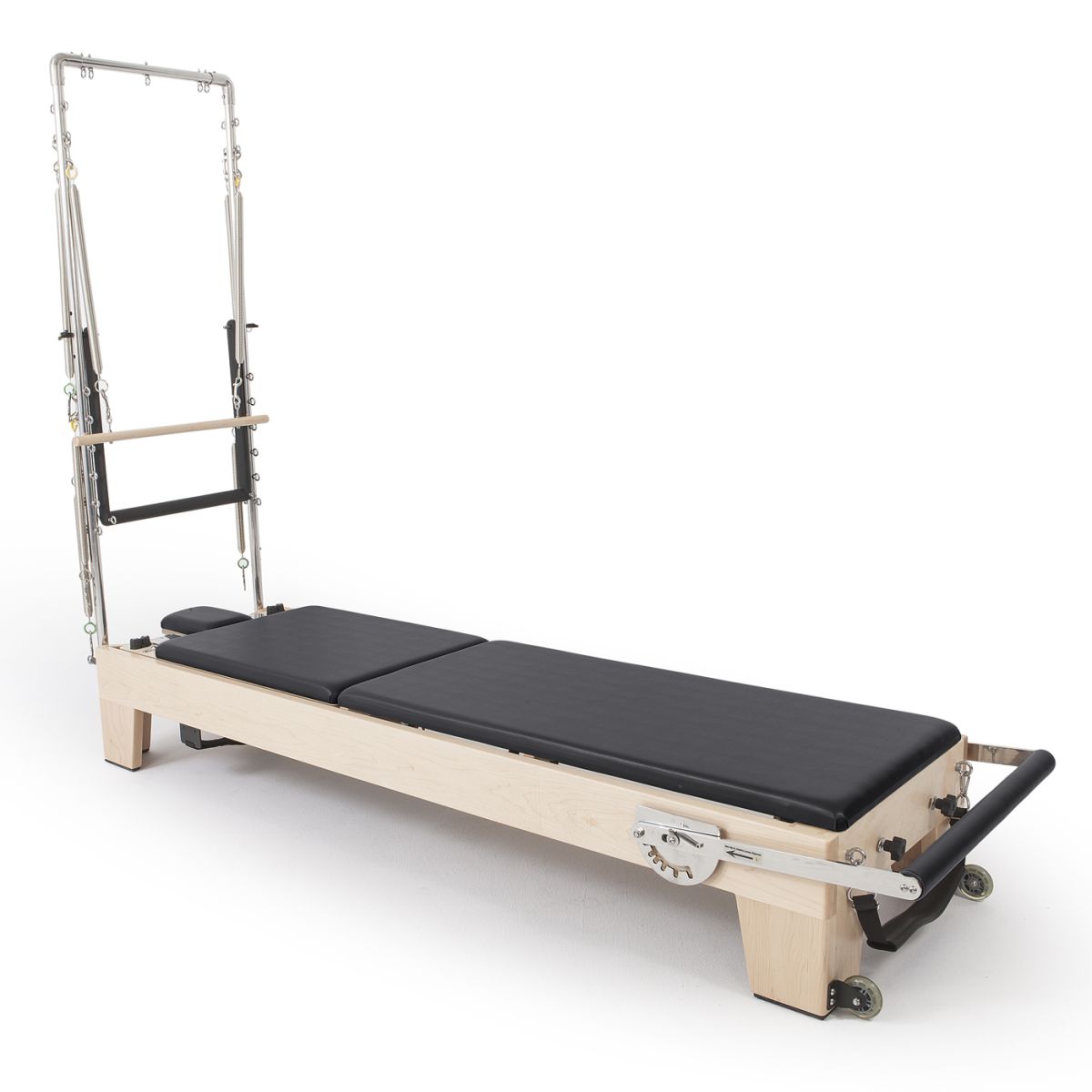 Elite Wooden Reformer with Tower in Black