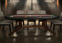 BBO Stratton poker table in a game room