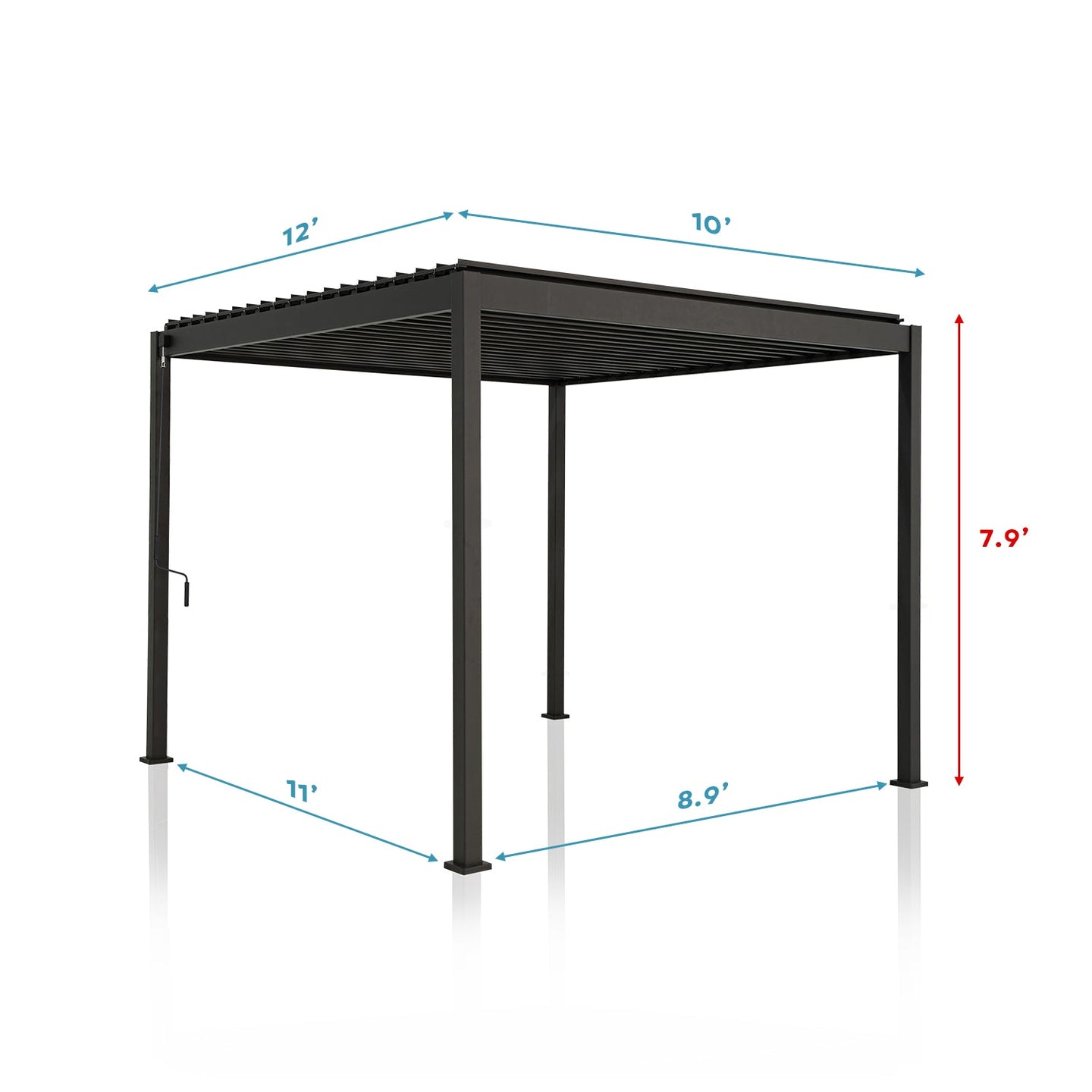 MIRADOR 80S 10'x12' PERGOLA