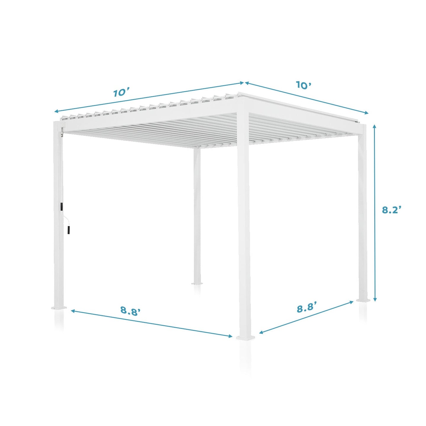 MIRADOR 111S 10'x10' CHERRY OAK PERGOLA