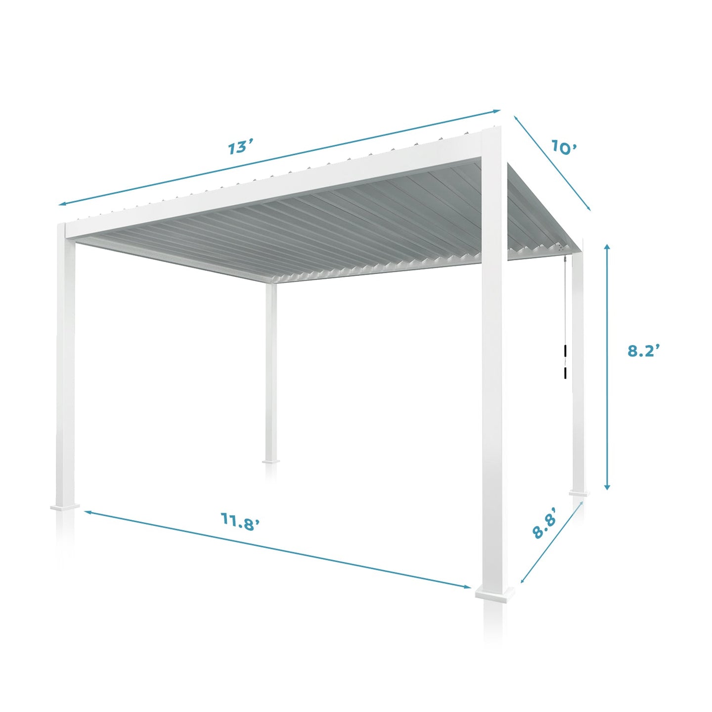 MIRADOR 111S 10'x13' PERGOLA