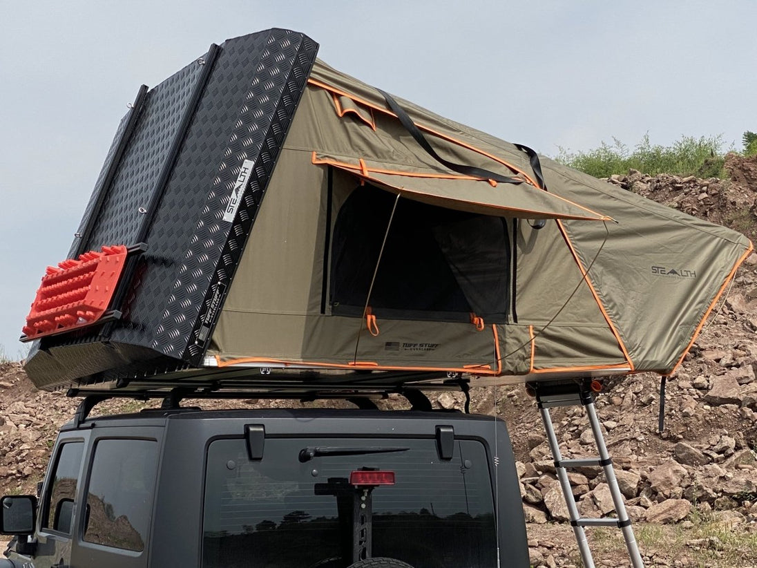 Tuff Stuff® Stealth™ Aluminum Side Open Tent, 3+ Person - Tuff Stuff Overland - Roof Top Tent