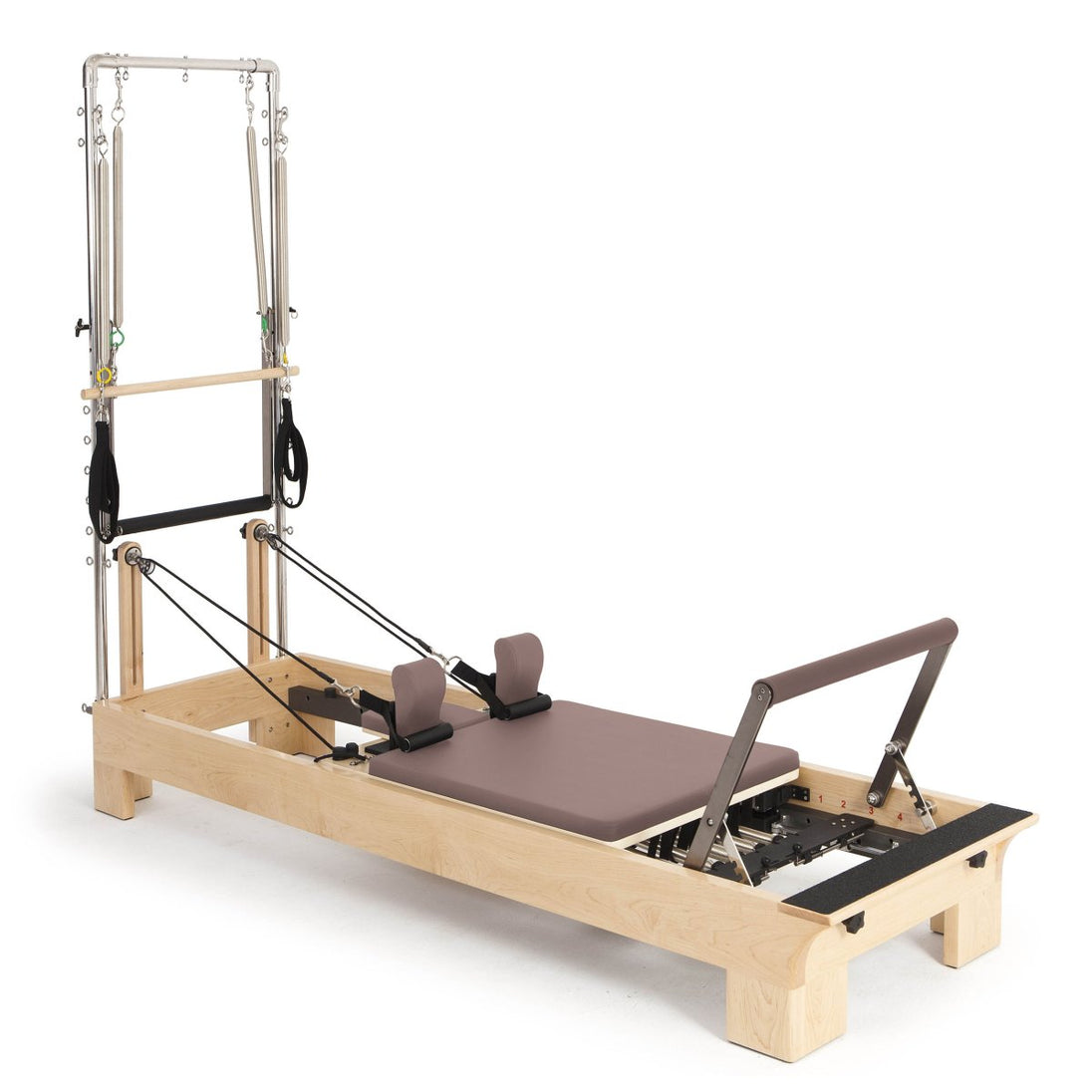 Wooden Reformer with Tower in Dusty Rose