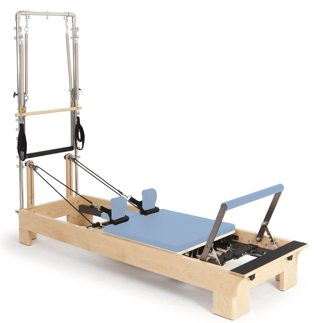 Wooden Reformer with Tower in Ocean Blue